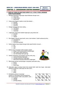 Asah Kemampuan Si Kecil Latihan Soal Kelas 2 SD Tema 4 Subtema 1