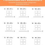 Download PDF Soal Penjumlahan Bersusun untuk Kelas 1 dan 2 SD - Brillie