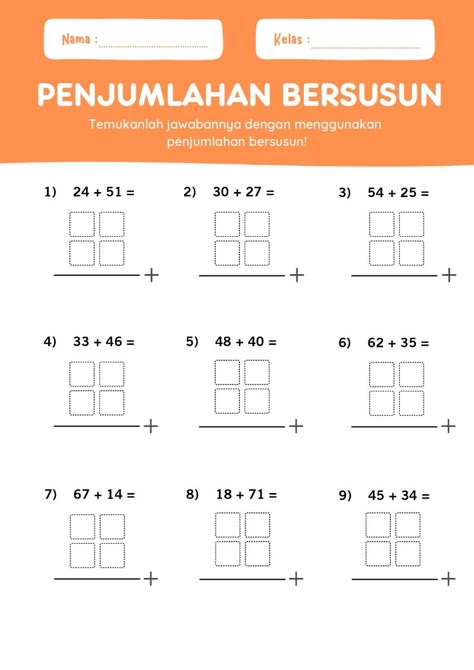 5 Rahasia Mudah Menguasai Soal Penjumlahan Bersusun Kelas 1 SD Agar Anak Cepat Paham