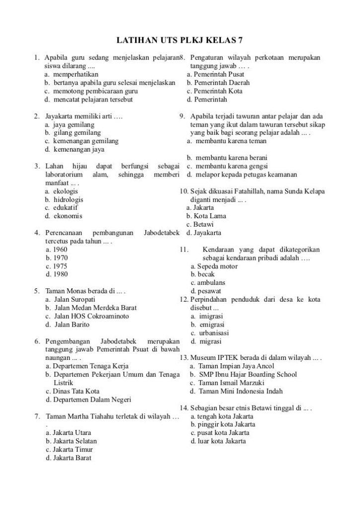 7 Rahasia Menguasai Soal UTS Kelas 7 Bahasa Indonesia Semester 1 Agar Nilai Memuaskan