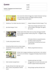50 lembar kerja Jenis Kalimat untuk Kelas 5 di Quizizz Gratis