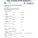 Soal Uas Bahasa Inggris Kelas 2 Semester 1 Dalchaebi