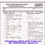 Menguasai Angka dan Bentuk Panduan Lengkap Contoh Soal UAS Matematika