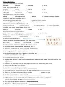 Penjas Kelas 6 Bab 1 Soal PDF