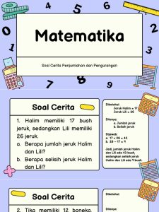 Menaklukkan Soal Cerita Petualangan Penjumlahan dan Pengurangan di