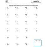 Soal Matematika Kelas 3 Sd Perkalian Dan Pembagian - Piffle me