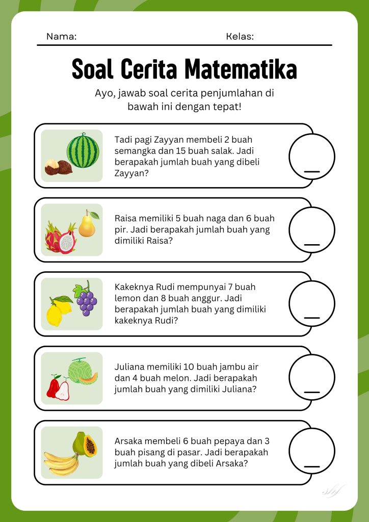 5 Contoh Soal Cerita Matematika Kelas 3 SD Wajib Dikuasai Sebelum STS 2026