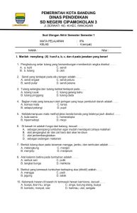 Contoh Soal Ipa Kelas 4 Dalchaebi