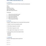 Soal Calistung Kelas 1 Tahap 2 PDF
