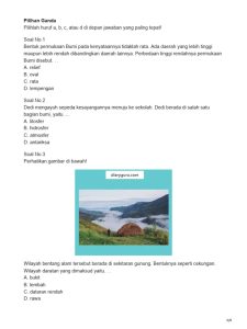Soal Permukaan Bumi Kelas 5 SD PDF