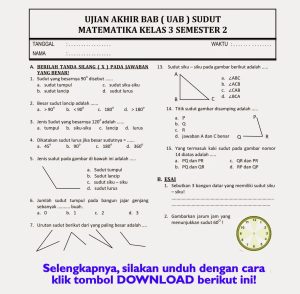 Mari kita susun artikel yang membahas contoh soal UTS Matematika Kelas