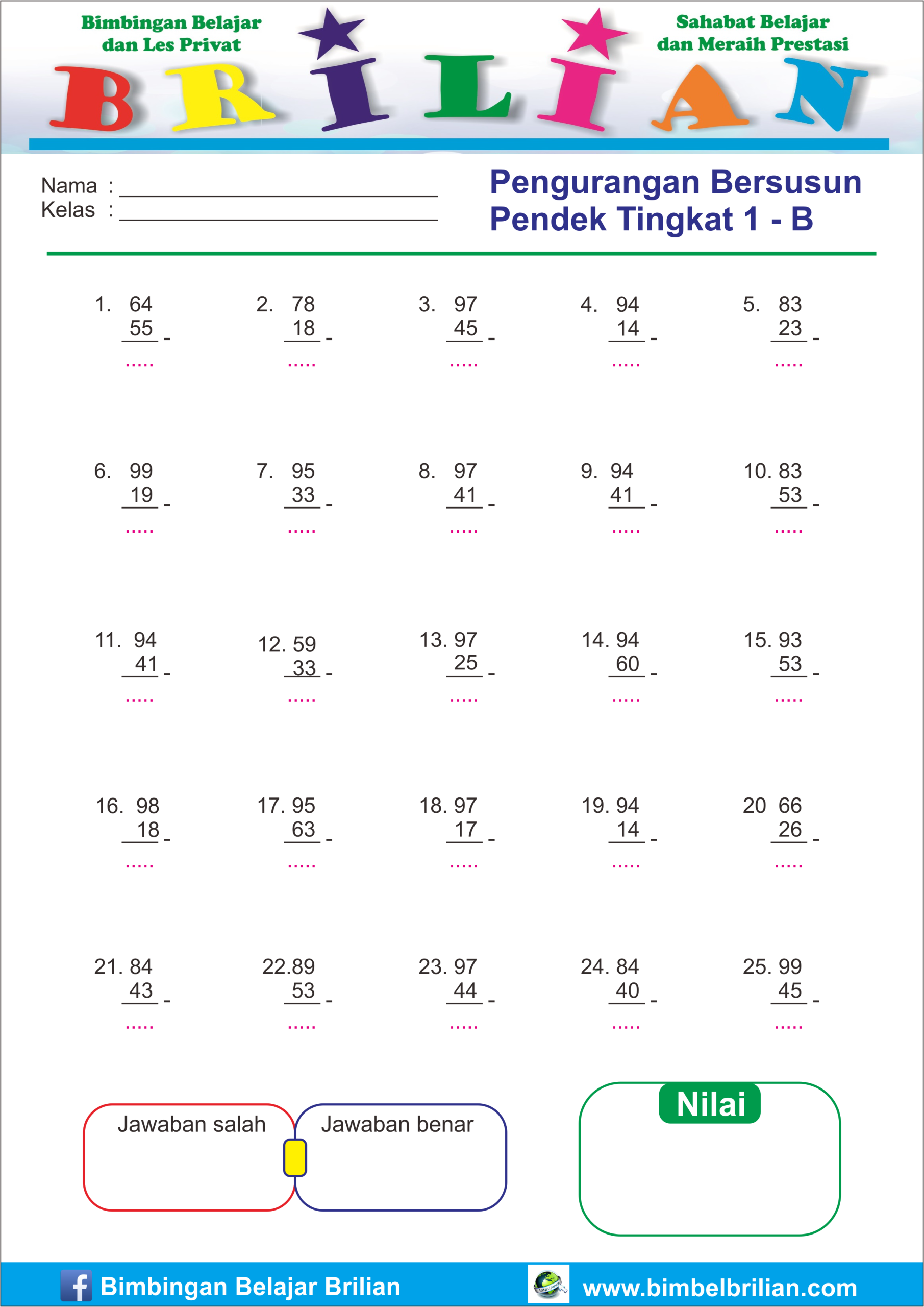 Soal Matematika Pengurangan Dengan Teknik Meminjam - Perumperindo co id Soal Matematika Pengurangan Dengan Teknik Meminjam - Perumperindo co id