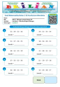 Latihan Soal Matematika Sd-Mi Dan Materi Kelas 1-6 Lengkap KNYLF