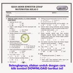 contoh soal dan jawaban matematika kelas 3 ukk semester 2