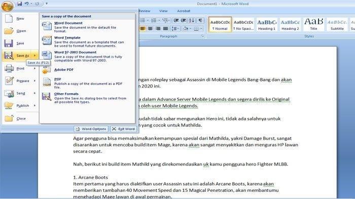 Terbukti 7 Rahasia cara ubah word 2007 jadi pdf dengan ruler yang selalu muncul kini