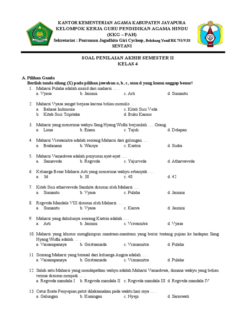 Rahasia Skor Sempurna Kerjakan Soal PAS Kelas 4 Semester 2 yang Wajib Tahu Sekarang