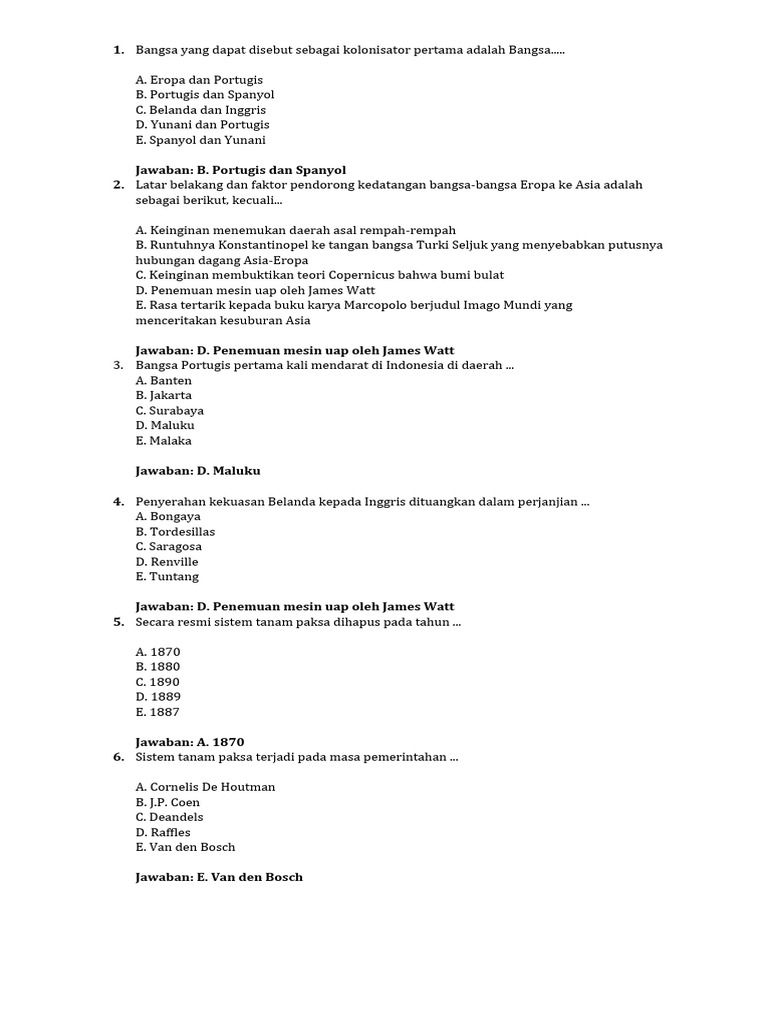 Rahasia Skor Tinggi Bocor, Ini Prediksi Soal Ujian Sejarah Kelas 11 Semester 2 Terbaru Rahasia Skor Tinggi Bocor, Ini Prediksi Soal Ujian Sejarah Kelas 11 Semester 2 Terbaru